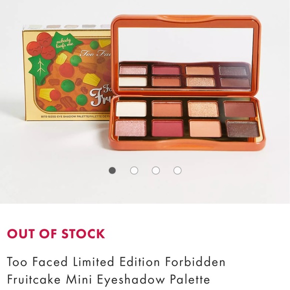 NIB Too Faced Limited Edition Forbidden Fruitcake Eyeshadow Palette Makeup - Picture 12 of 12
